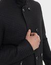 HARRISON MEN'S CLASSIC LEATHER COAT | BLUE